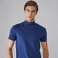 Camiseta de cuello alto slim-fit para hombre